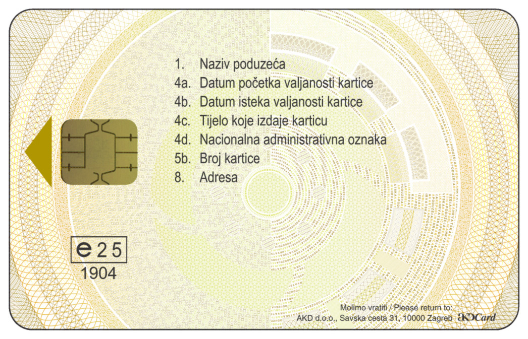 Kartica vozača